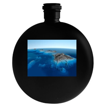 Islands Round Flask