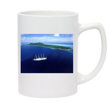 Islands 14oz White Statesman Mug