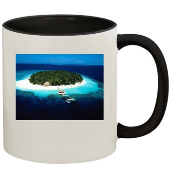 Islands 11oz Colored Inner & Handle Mug