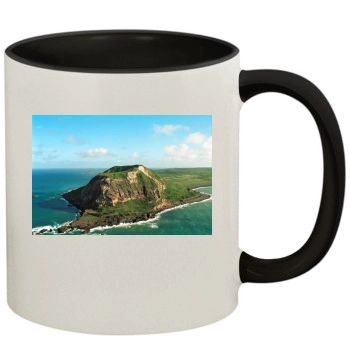 Islands 11oz Colored Inner & Handle Mug