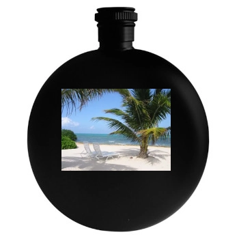 Islands Round Flask