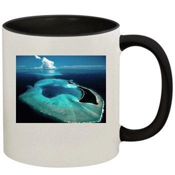 Islands 11oz Colored Inner & Handle Mug