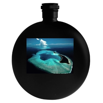 Islands Round Flask