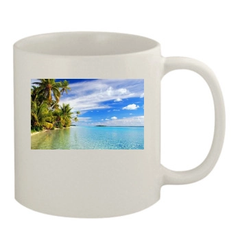 Islands 11oz White Mug