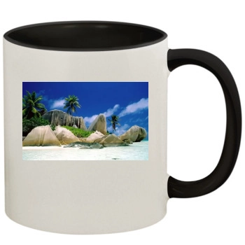 Islands 11oz Colored Inner & Handle Mug