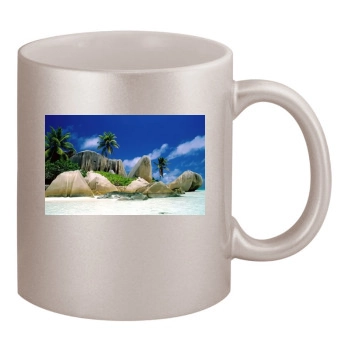 Islands 11oz Metallic Silver Mug