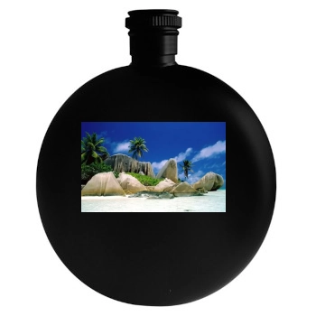 Islands Round Flask