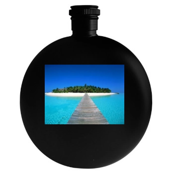 Islands Round Flask