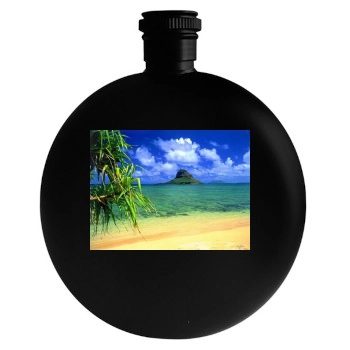 Islands Round Flask