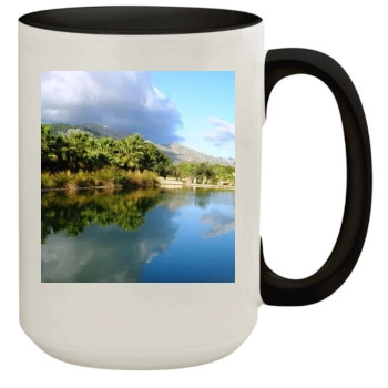 Islands 15oz Colored Inner & Handle Mug