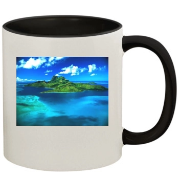 Islands 11oz Colored Inner & Handle Mug