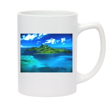 Islands 14oz White Statesman Mug