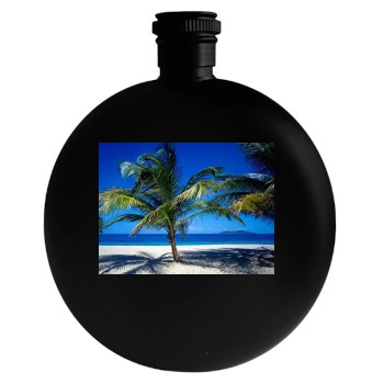 Islands Round Flask