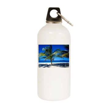 Islands White Water Bottle With Carabiner