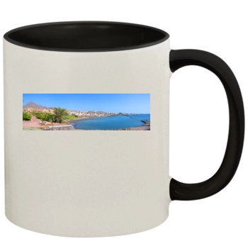 Islands 11oz Colored Inner & Handle Mug