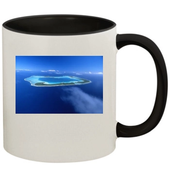 Islands 11oz Colored Inner & Handle Mug