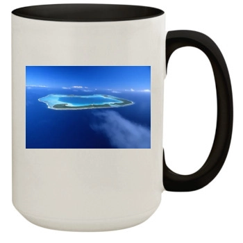 Islands 15oz Colored Inner & Handle Mug