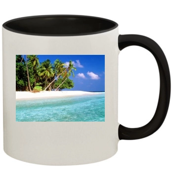 Islands 11oz Colored Inner & Handle Mug