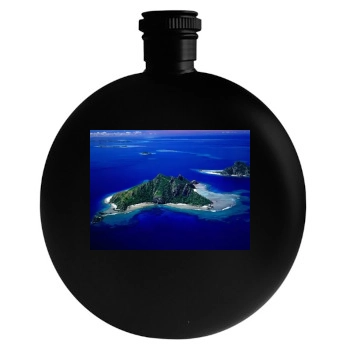 Islands Round Flask