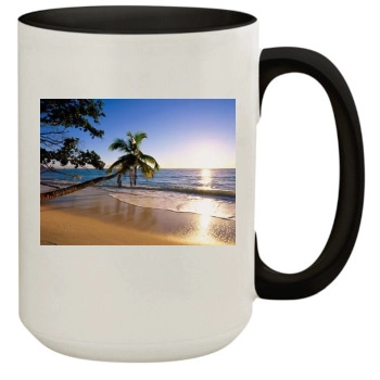 Islands 15oz Colored Inner & Handle Mug