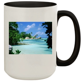 Islands 15oz Colored Inner & Handle Mug