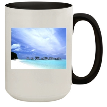 Oceans 15oz Colored Inner & Handle Mug