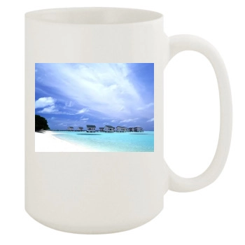 Oceans 15oz White Mug