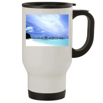 Oceans Stainless Steel Travel Mug