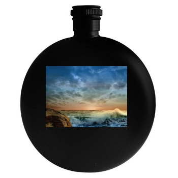 Oceans Round Flask