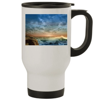 Oceans Stainless Steel Travel Mug