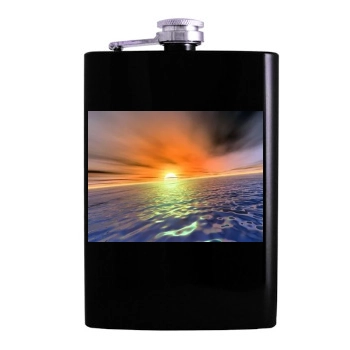 Oceans Hip Flask