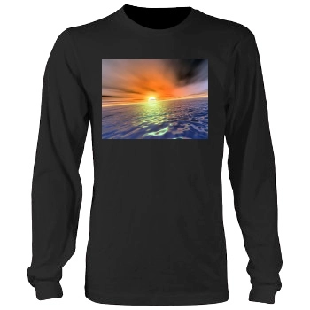 Oceans Men's Heavy Long Sleeve TShirt