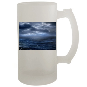 Oceans 16oz Frosted Beer Stein