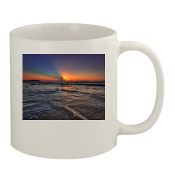 Oceans 11oz White Mug