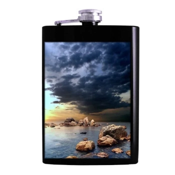 Oceans Hip Flask