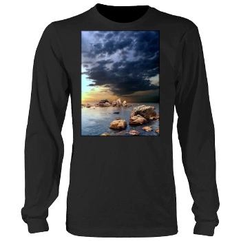 Oceans Men's Heavy Long Sleeve TShirt