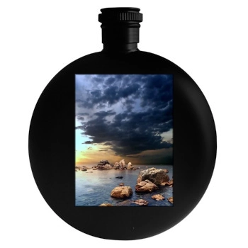 Oceans Round Flask