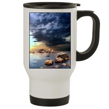 Oceans Stainless Steel Travel Mug