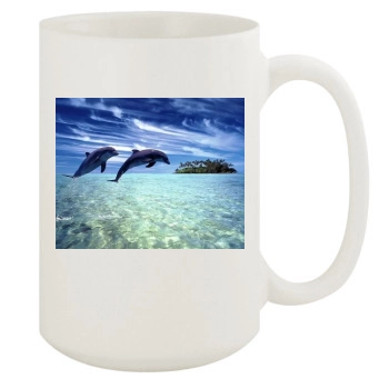 Oceans 15oz White Mug