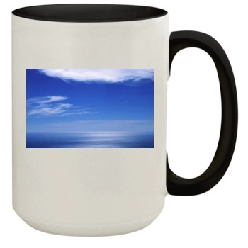 Oceans 15oz Colored Inner & Handle Mug