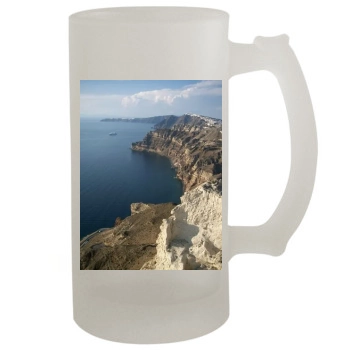 Oceans 16oz Frosted Beer Stein