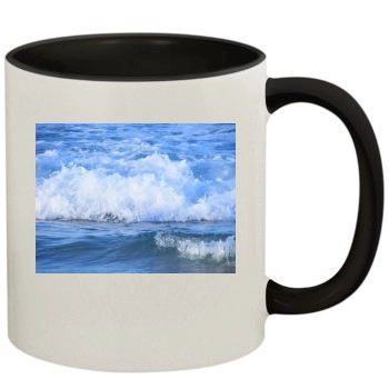 Oceans 11oz Colored Inner & Handle Mug