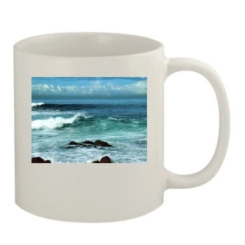 Oceans 11oz White Mug