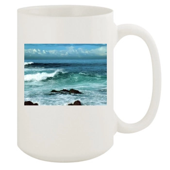 Oceans 15oz White Mug