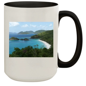 Oceans 15oz Colored Inner & Handle Mug