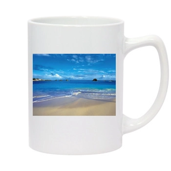 Oceans 14oz White Statesman Mug