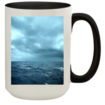 Oceans 15oz Colored Inner & Handle Mug