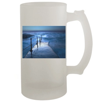 Oceans 16oz Frosted Beer Stein