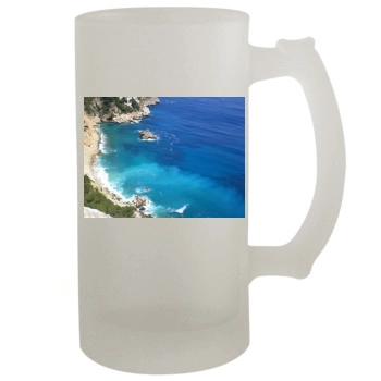 Oceans 16oz Frosted Beer Stein