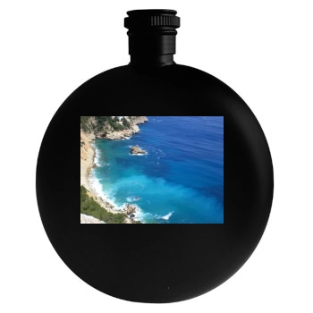 Oceans Round Flask